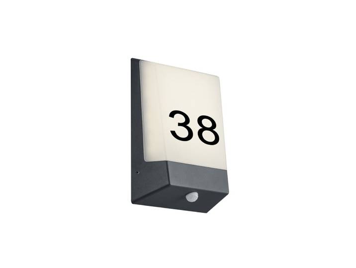 Buitenlamp sensor Kasai met huisnummer Trio - 228669142