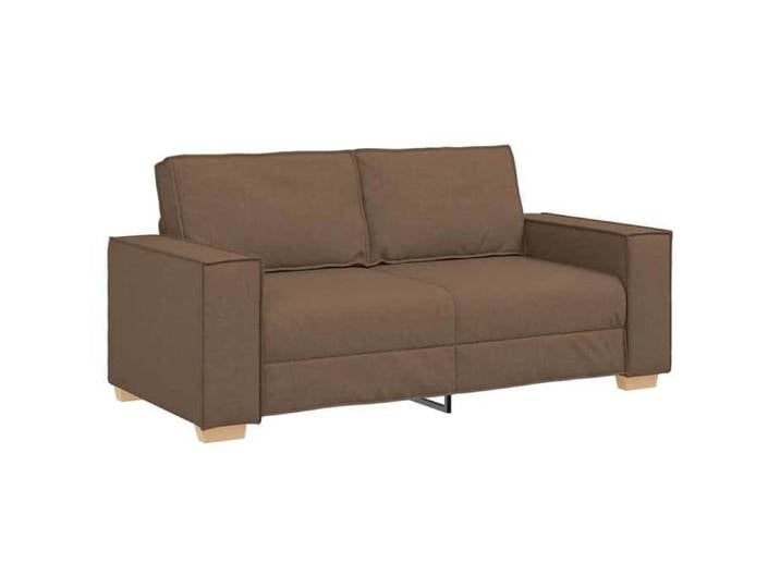 Sofa Fixe - ORVEL - Canapé 2 places moderne - sofa double - Marron - 180x78x84 cm - Tissu 32217