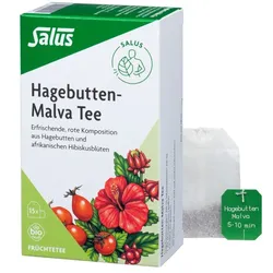 HAGEBUTTEN MALVA Tee Früchtetee Bio Salus Fbtl. 15 St