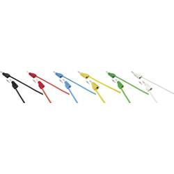 VOLTCRAFT MSB-300 Messleitungs-Set Lamellenstecker 4 mm Silikon 0.75 m 12 St. MSB-300-0.75