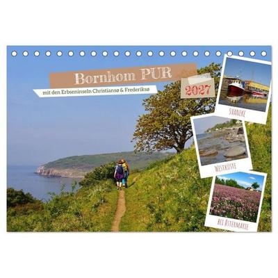 Bornholm Pur (Tischkalender 2027 DIN A5 quer), CALVENDO Monatskalender