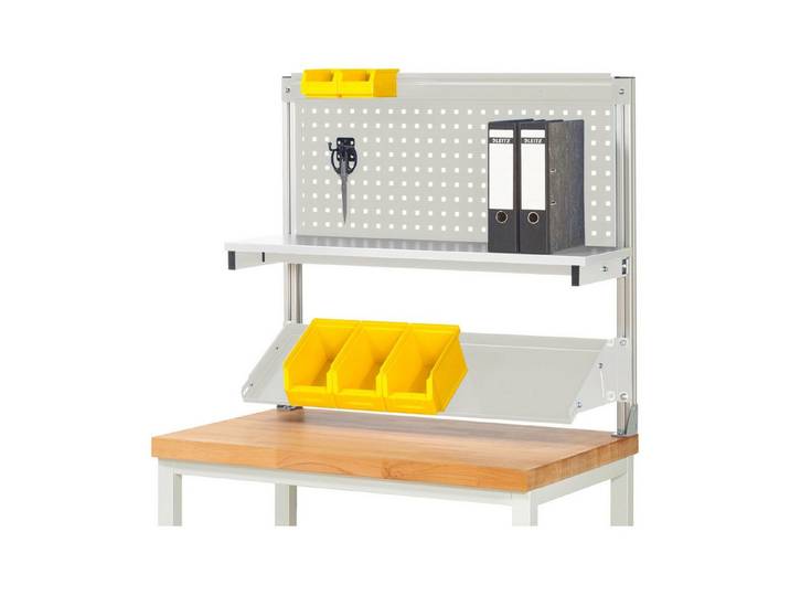 RAU Ablageregal Rau System-Aufbau (Komplettset-01 B1000 mm), zur Montage auf Arbeitspl