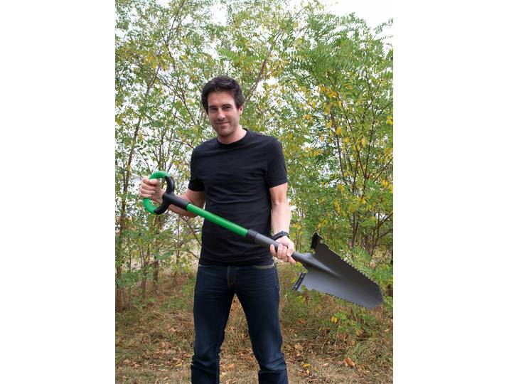 All-in-One Spaten Hammersmith Rayzer Shovel, Schwarz-Grün