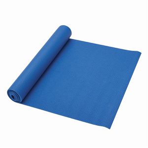 Böttcher-AG Yogamatte blau, 0,4 cm stark, rutschfester Schaumstoff, mit Transporttasche, 183 x 61 cm