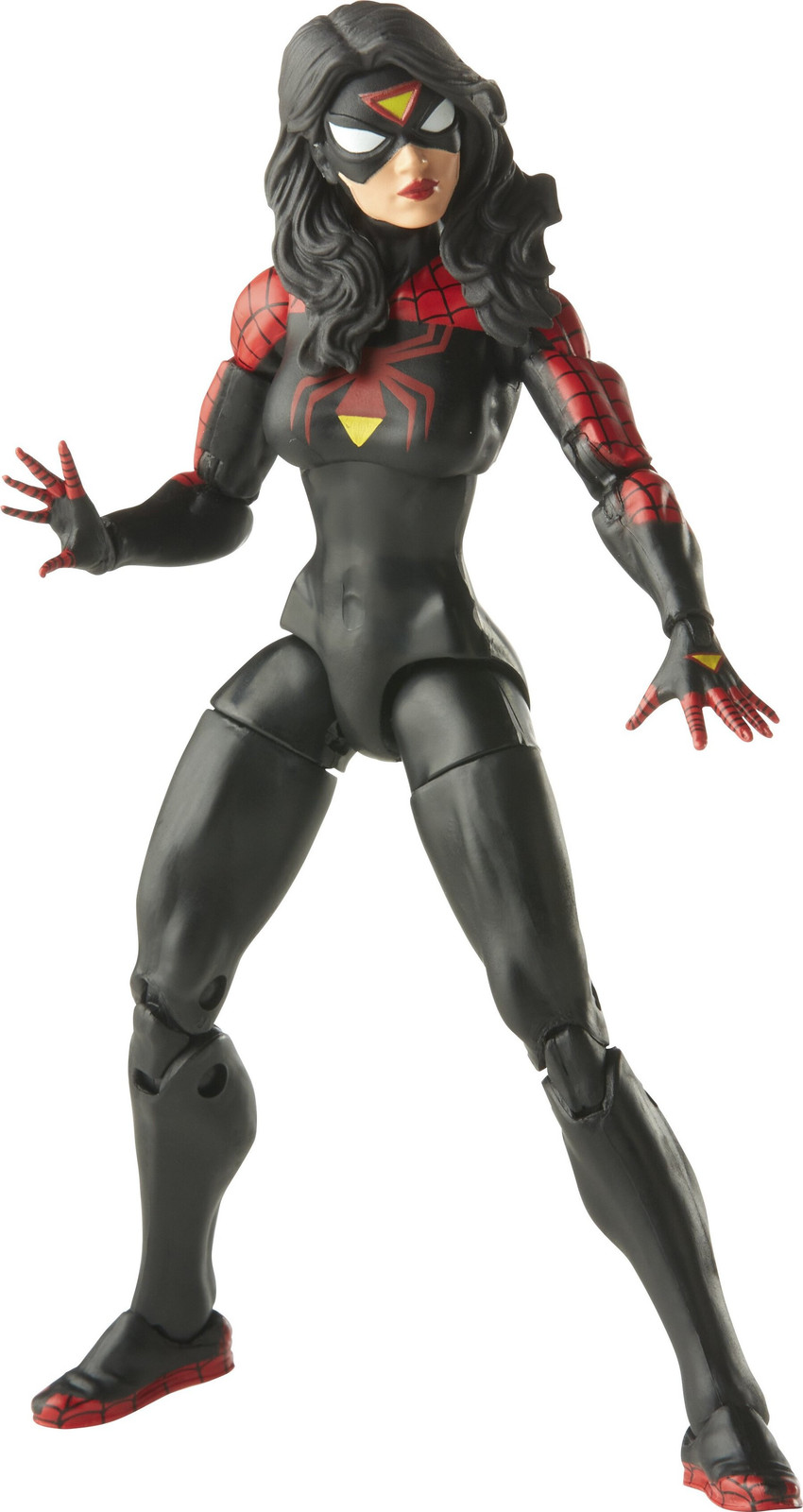 Hasbro Marvel Spider-Man Retro Collectie Jessica Drew Spider-Woman zwart rood
