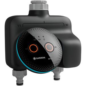 Gardena Bewässerungscomputer smart Dual Water Control 19034-20, Bewässerung individuell per App, mit 2 Ausgängen