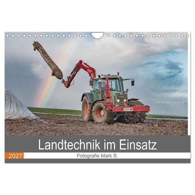 Landtechnik im Einsatz (Wandkalender 2027 DIN A4 quer), CALVENDO Monatskalender
