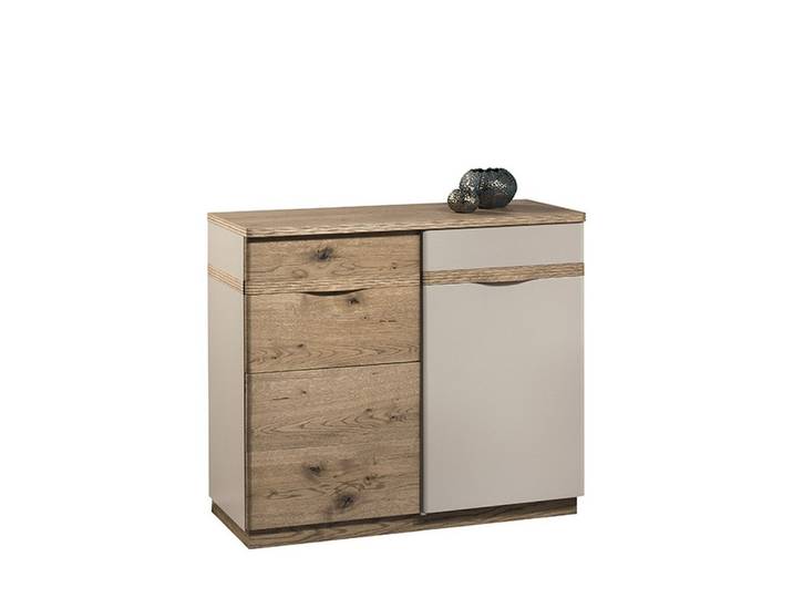 JVmoebel Schubkastenkommode Klassischer Kommodenschrank aus Massivholz in hellbraun-grau (1 St., Schubkastenkommode), Made in Europa