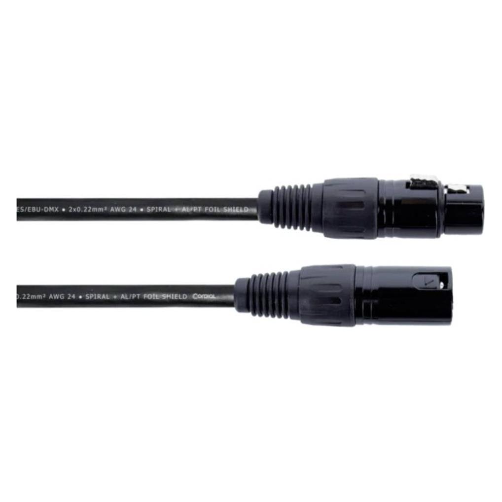 Cordial ED 3 FM XLR Verbindungskabel (1x XLR-Buchse 3 polig - 1x XLR-Stecker 3 p (3 m, XLR Kabel) (14901)