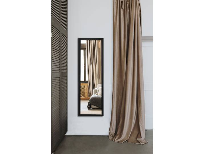 Spiegel MIRRORS AND MORE Juliette , schwarz, B:50cm H:150cm, Metall, Spiegel, Spiegel, mit Facette