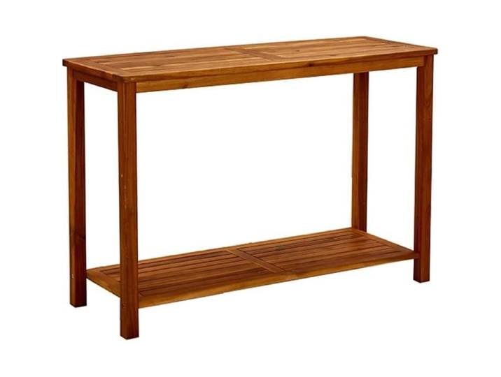 Table Console de Jardin Table de Jardin Table d'extérieur 110x40x75 cm Bois d'acacia Solide[125]