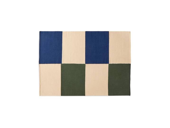 HAY - Ethan Cook Flat Works Teppich, 170 x 240 cm, peach green check