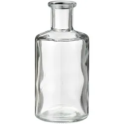 IB Laursen Vase Anna kantig aus Klarglas mit schmalem Hals, 13 cm, Ø: 6 cm