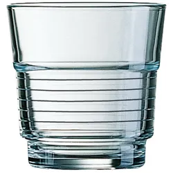 Arcoroc SPIRALE Trinkglas - 20 cl - (Ø 7,7 x 7,7 cm) - ungeeicht, 6er Set