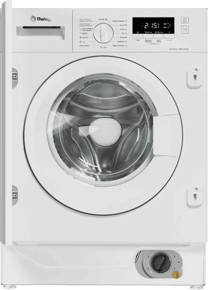 Lavadora secadora integrable - Balay 3TW885B, 8 kg lavado, 5 secado, Lava+Seca 1h, Sin panelar