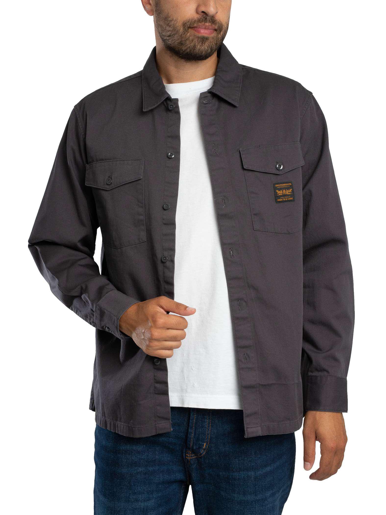 Levi's Arbeiter-Overshirt, Schwarz