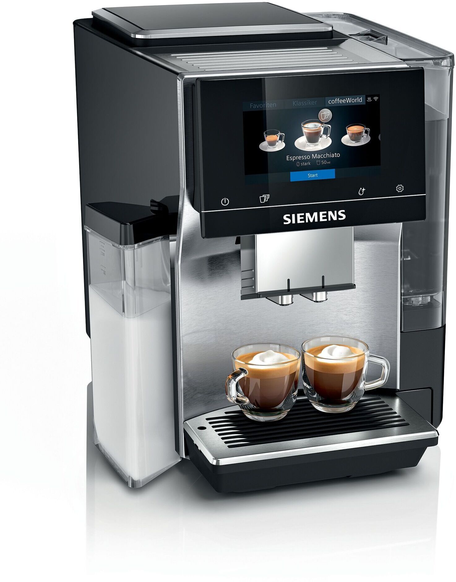 Siemens EQ.700 TQ707D03 integral Kaffeevollautomat   silber/schwarz - Refurbished