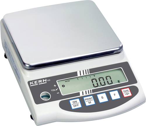 Kern EG 2200-2NM Präzisionswaage Wägebereich (max.) 2.2kg Ablesbarkeit 0.01g über Steckernetzteil Silber