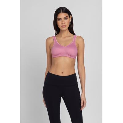 Sport-BH DORINA "FLEX", Damen, Gr. 95, Cup C, pink, Obermaterial: 75% Polyamid, 15% Polyester, 10% Elasthan, bequem, BHs Sport-BH, mit atmungsaktiven Mesh-Trägern