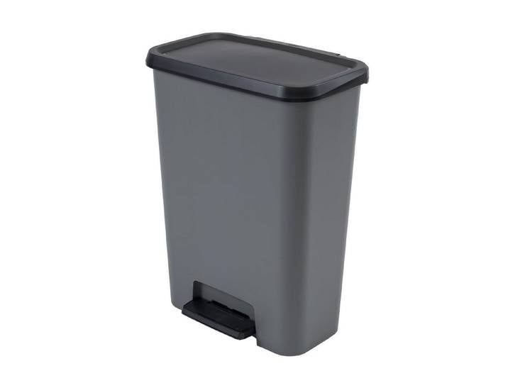 Curver Mülleimer 249813, Compatta Duo 2x23l Tret-Abfalleimer