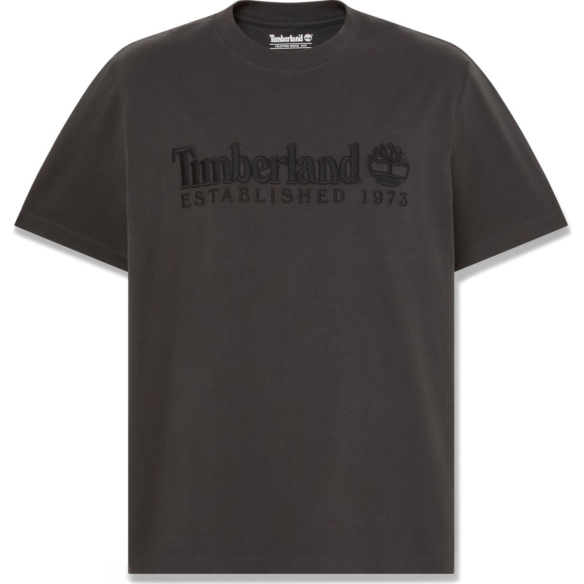 Timberland Mens Short Sleeve Embroidered Tee vintage black L TBC0YHBRCN11-L