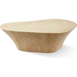 Couchtisch Oval Travertine 51 x 88 cm, beige