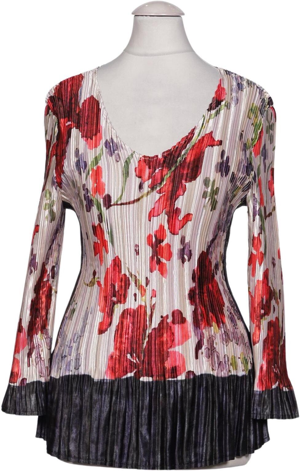 Kriss Trading Sweden Damen Bluse, Mehrfarbig, Gr. S, Synthetik - Second Hand