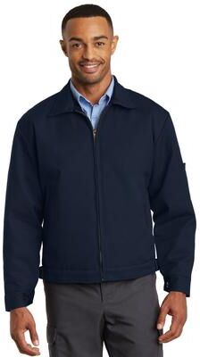 Red Kap CSJT22 Slash Pocket Jacket in Navy Blue size 4XL   Twill