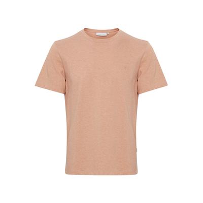 T-Shirt CASUAL FRIDAY "T-Shirt CFThor", Herren, Gr. L, rosa (café crème melange), Obermaterial: 100% Baumwolle CO., Shirts T-Shirt