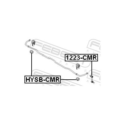 FEBEST Lagerung, Stabilisator HYSB-CMR Hinterachse für HYUNDAI