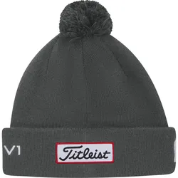 Titleist Mütze Tour Pom Pom, grau/weiß