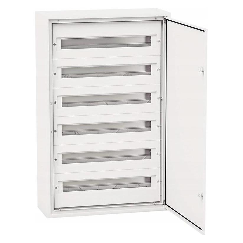 Elektro-Plast Modulare Schaltanlage 6 x 24 Unterputz IP54 DARP-144 Aluminiumtür (Weiss 9.624) (9.624)