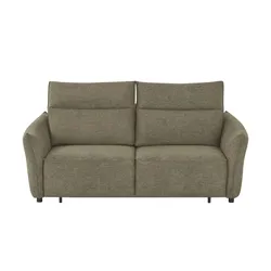 smart Big Sofa mit Funktion  Linda , grün , Maße (cm): B: 204 H: 78 T: 101.0