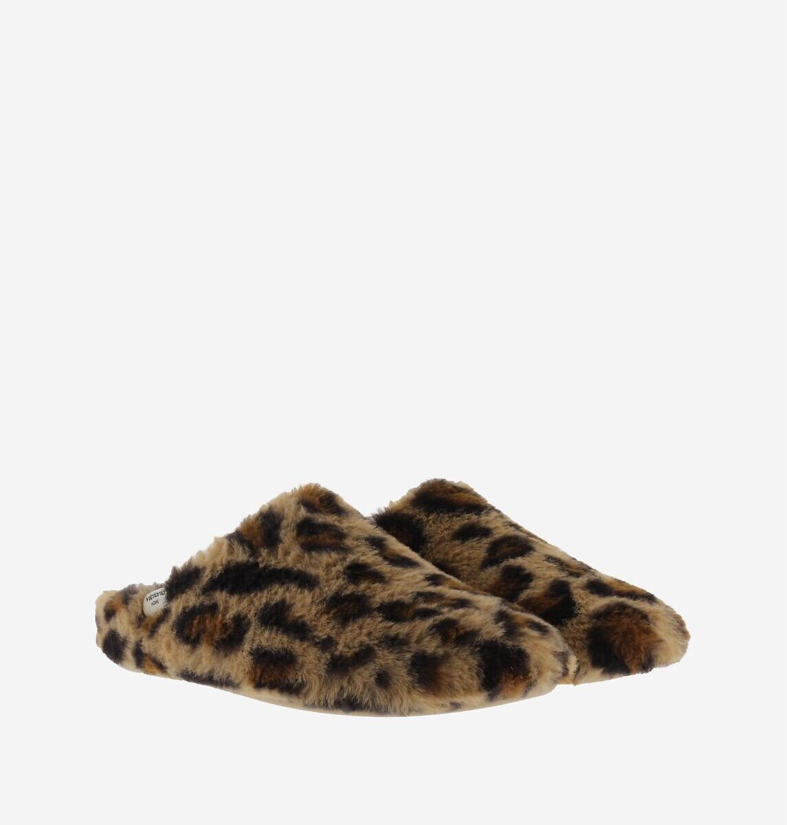 VICTORIA Chaussons fourrés NORTE ANIMAL PRINT