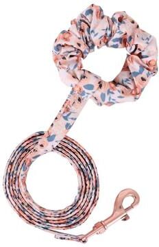 Uplifted Finds Meadow Soft Floral Harness & Leash Set orange Leash l