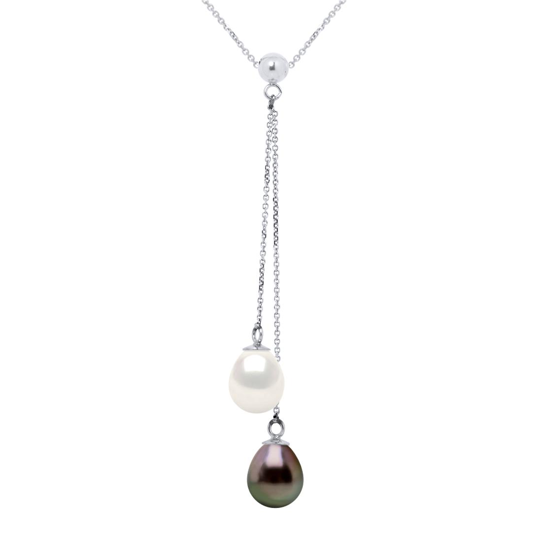 Ketting YOU AND ME TAHITI Culture and Pearls FRESHWATER Peren 7-8mm White Gold