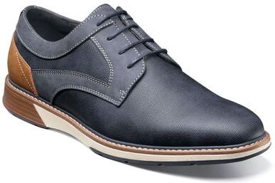 Stacy Adams Phineas - Mens 8 Navy Oxford Shoes Medium