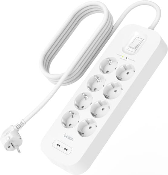 Surge Protection USB-C 8 Outlet Dual USB-C 30W PD