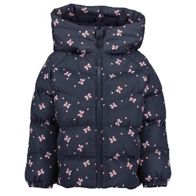 Winterjacke BLUE SEVEN "Girls Winterjacke", Mädchen, Gr. 116, blau (5900, nachtblau), 100% Polyester, Basic normal, ohne Ausschnitt, gerader Abschluss, Jacken Winterjacke