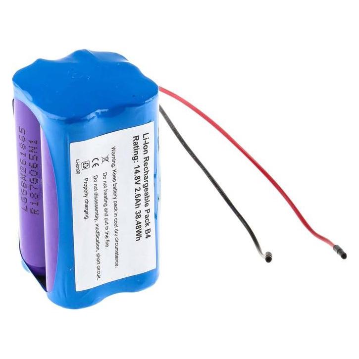 RS PRO 18650 14.8V 2600 mAh 4S1P B4 type (18650, 2600 mAh) (1449415)
