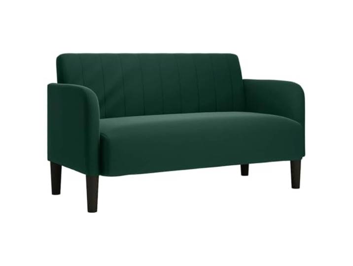 vidaXL Zweisitzer-Sofa Dunkelgrün 109 cm Samt