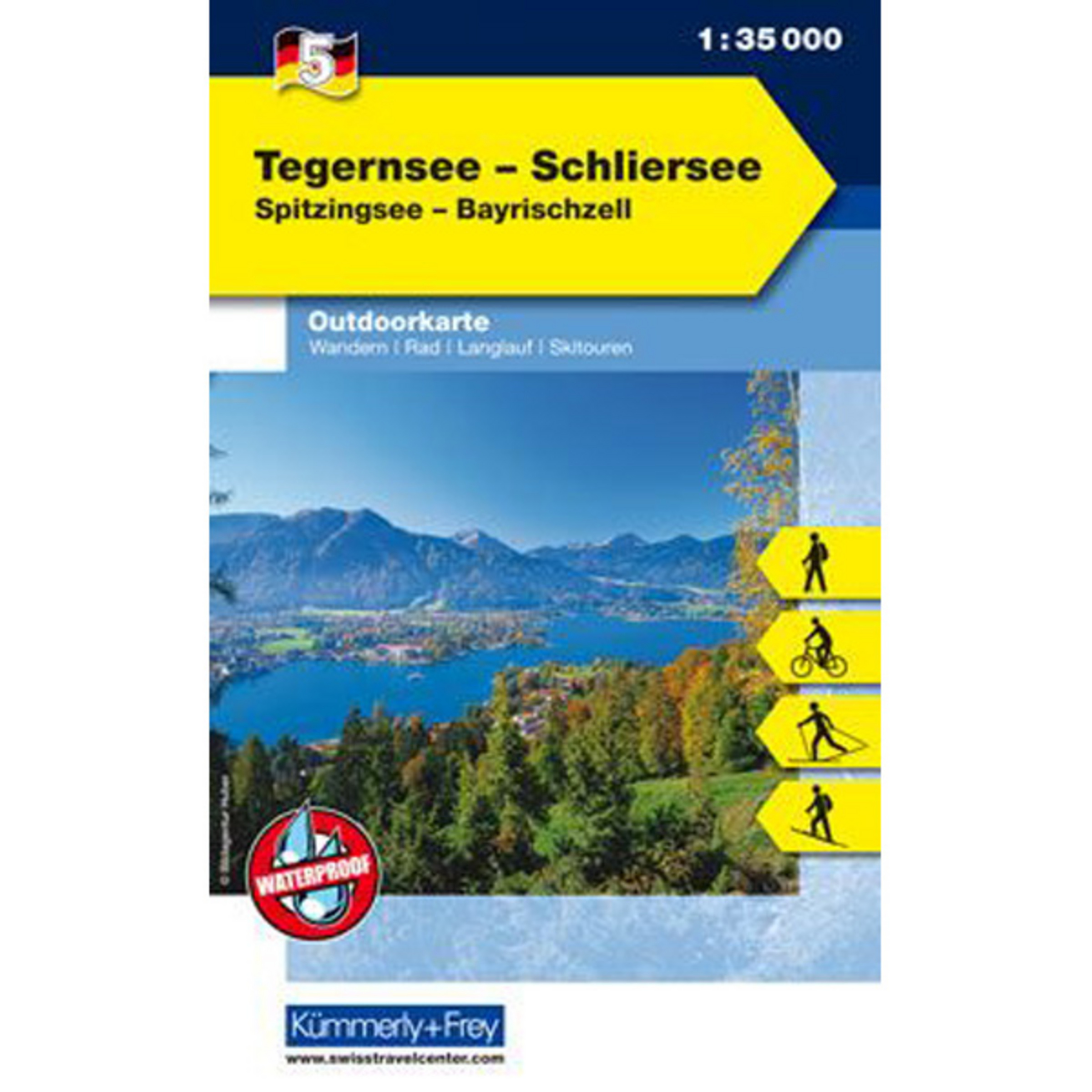 Kümmerley&Frey Tegernsee - Schliersee OK 05 Topografische Karten