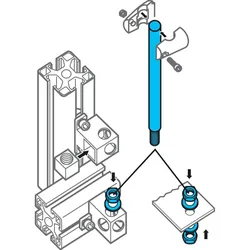 Di-soric Sensorhalter HS-S-12-130-M10