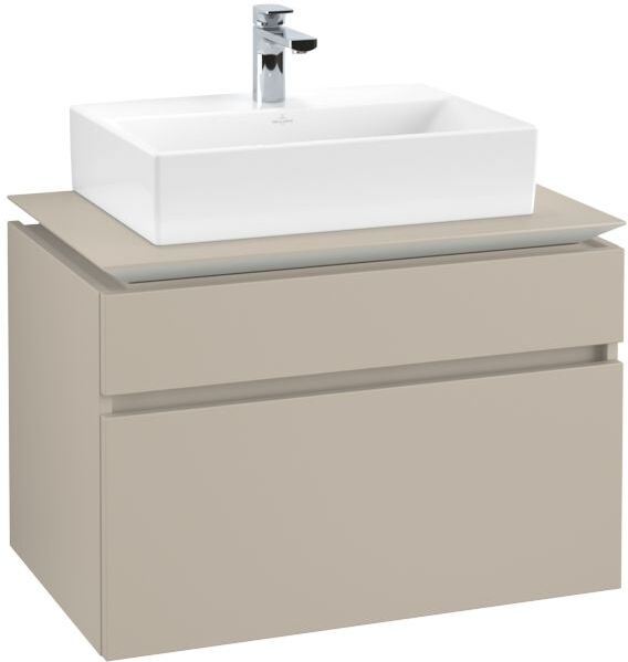 Villeroy und Boch Villeroy & Boch Legato Waschtischunterschrank B60200VK 80x55x50cm, Soft Grey
