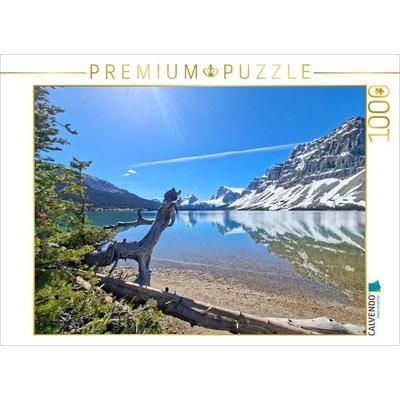 CALVENDO Puzzle Bow Lake, Alberta | 1000 Teile Lege-Größe 64x48cm Foto-Puzzle für glückliche Stunden
