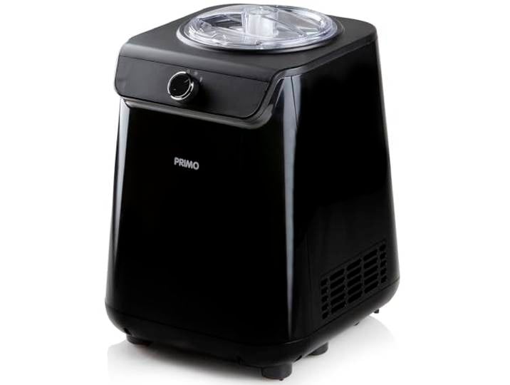 Primo PR401IM Professionelle Eiscreme-Maschine für Kompressor Macht köstliches Eis in weniger als einer Stunde 1 L 100 W Schwarz