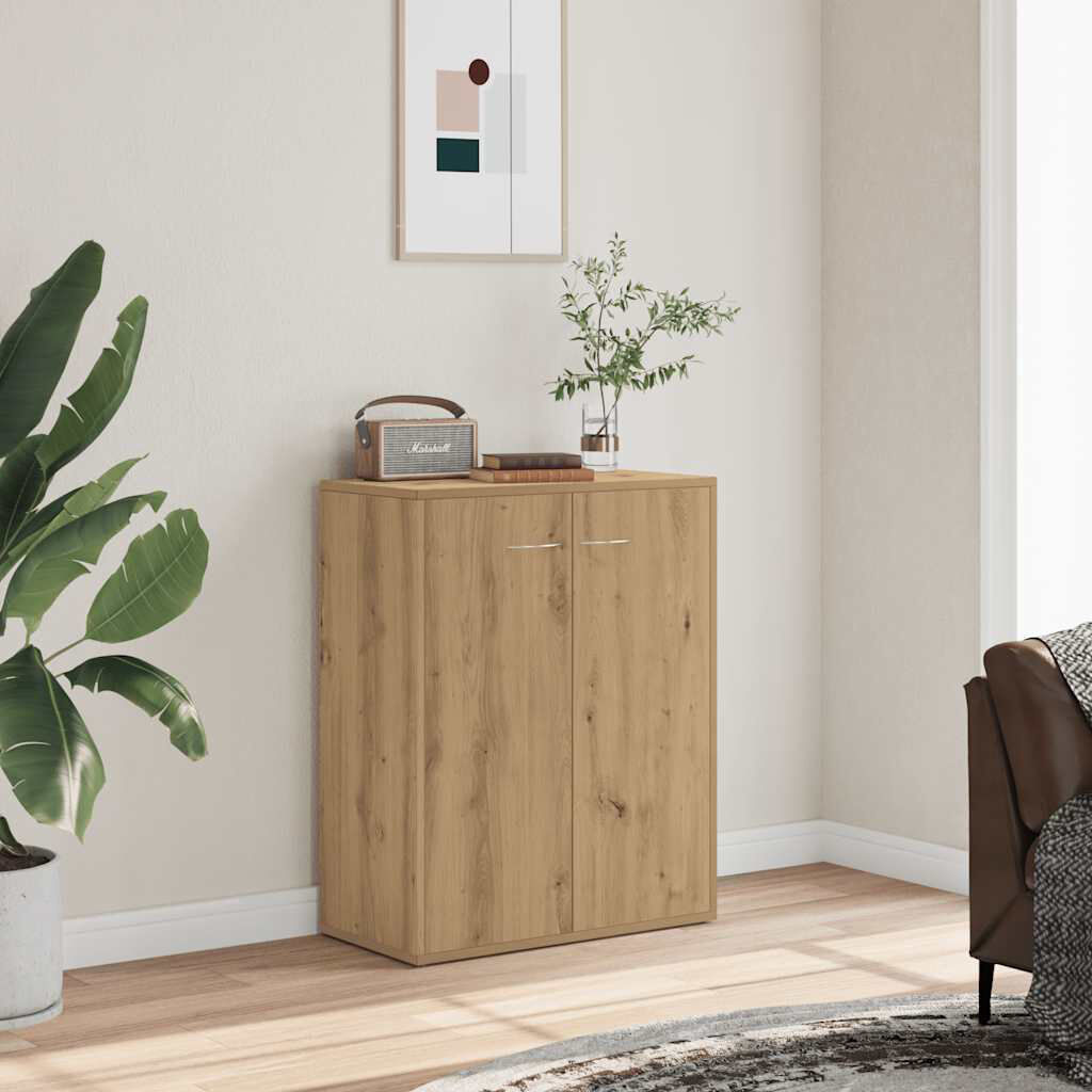 17 Stories Aatish 60 Cm Wide Sideboard Artisan Oak 75cm H X 60cm W X 30cm D