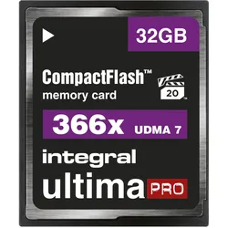 Integral INCF32G366X (32 GB, CF), Speicherkarte, Schwarz