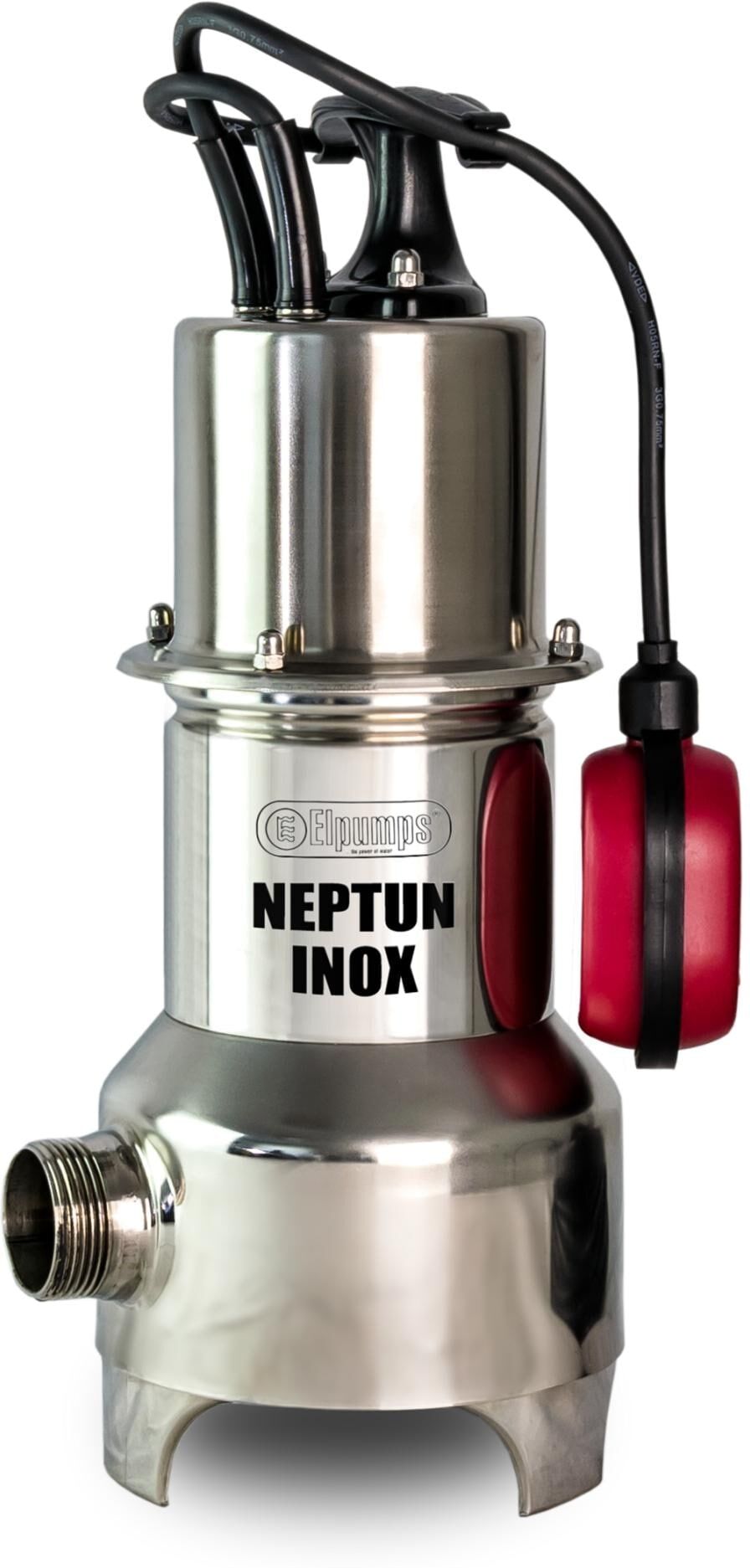 Schmutzwasserpumpe "Elpumps Neptun Inox", silber (bunt), B:20cm H:16,5cm L:38cm, Pumpen, Schmutzwasserpumpe bunt Einheitsgröße