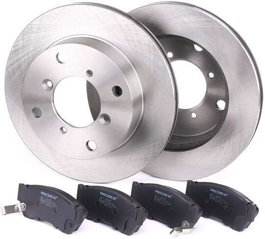 RIDEX 3405B0190 Brake discs and pads set